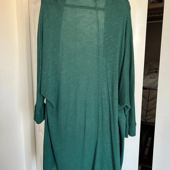 Torrid Teal Knit Cardigan - Picture 2 of 3